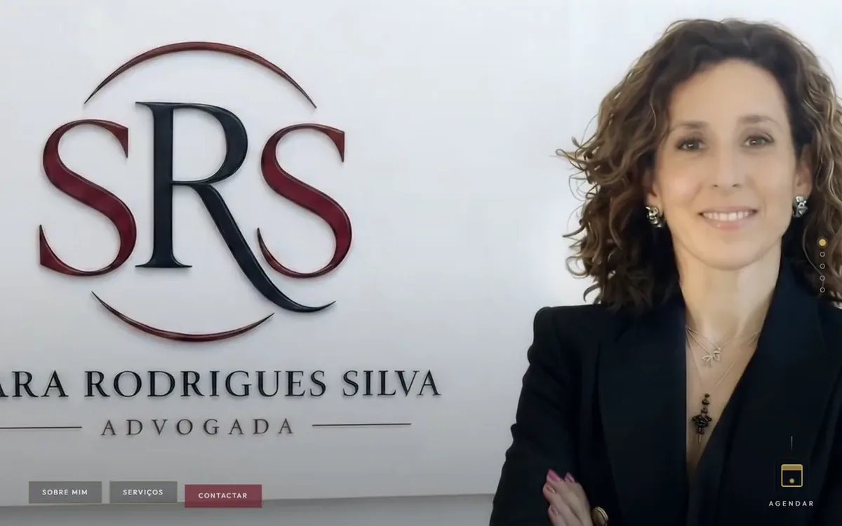 Página inicial do site SRS Advogados